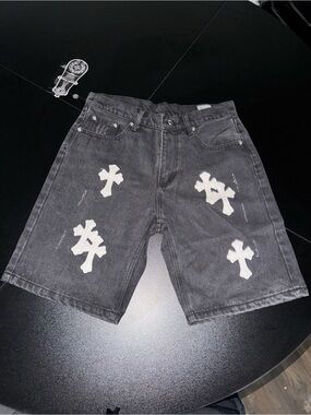 Chrome Heart Jean Shorts